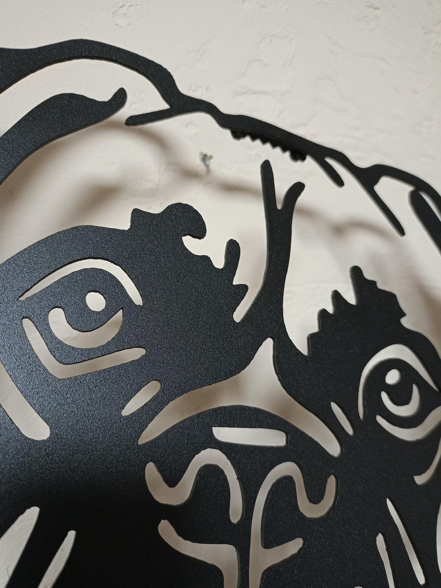 Boxer Dog Metal Art bedroom interior styling