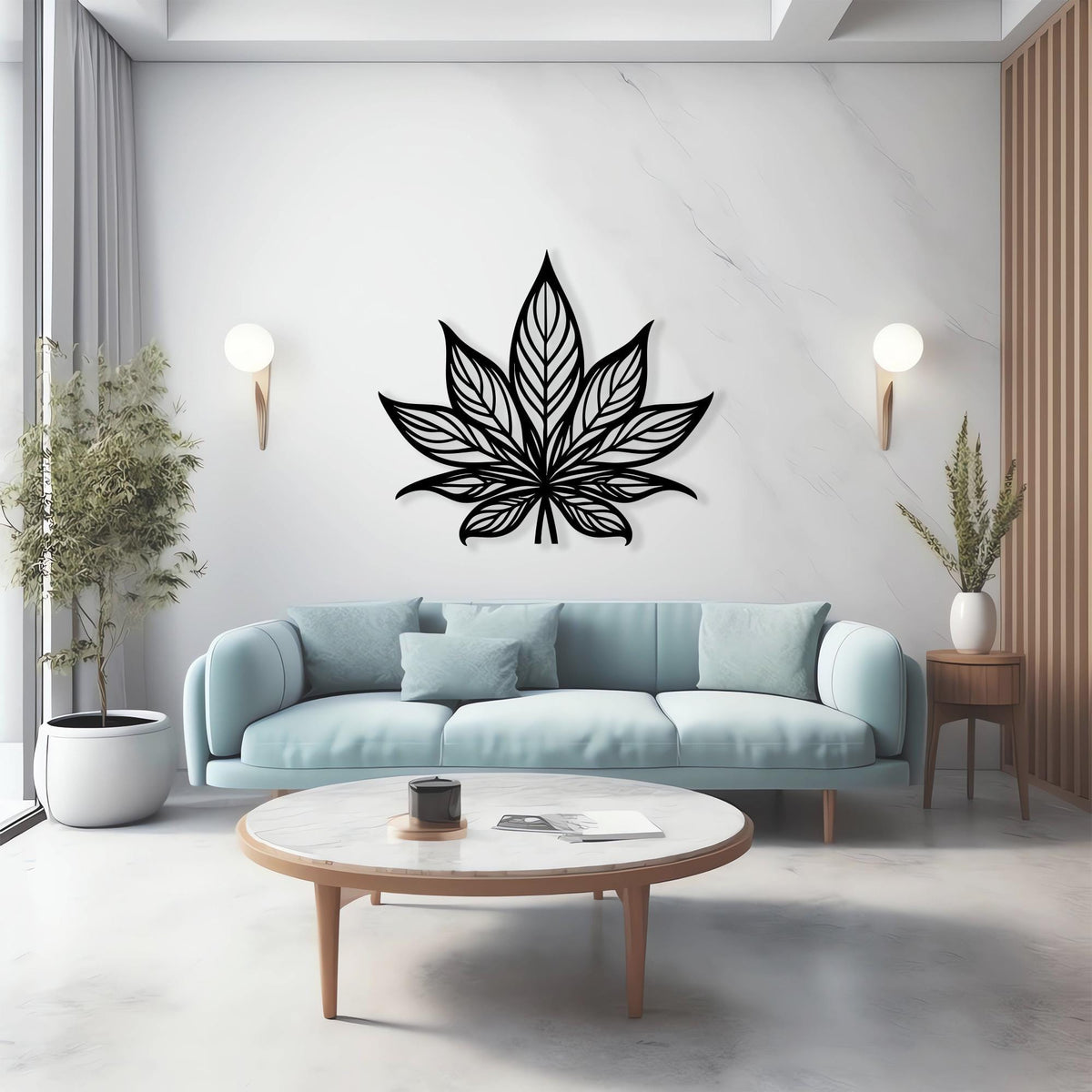 Lotus Flower Metal Wall Art bedroom interior styling