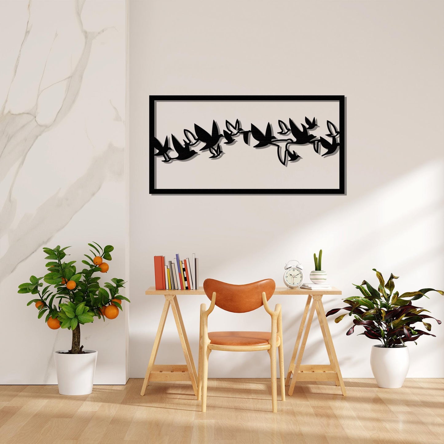 Metal Bird Wall Decor, Modern Minimalist Art | Wallsignature