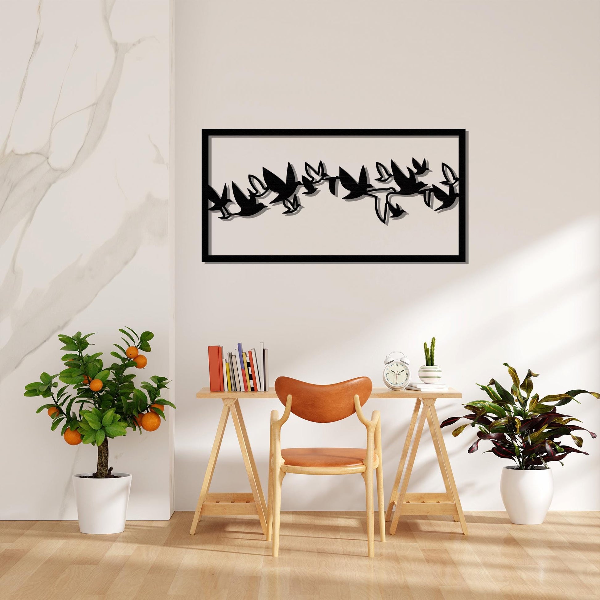 Metal Bird Wall Decor, Modern Minimalist Art | Wallsignature