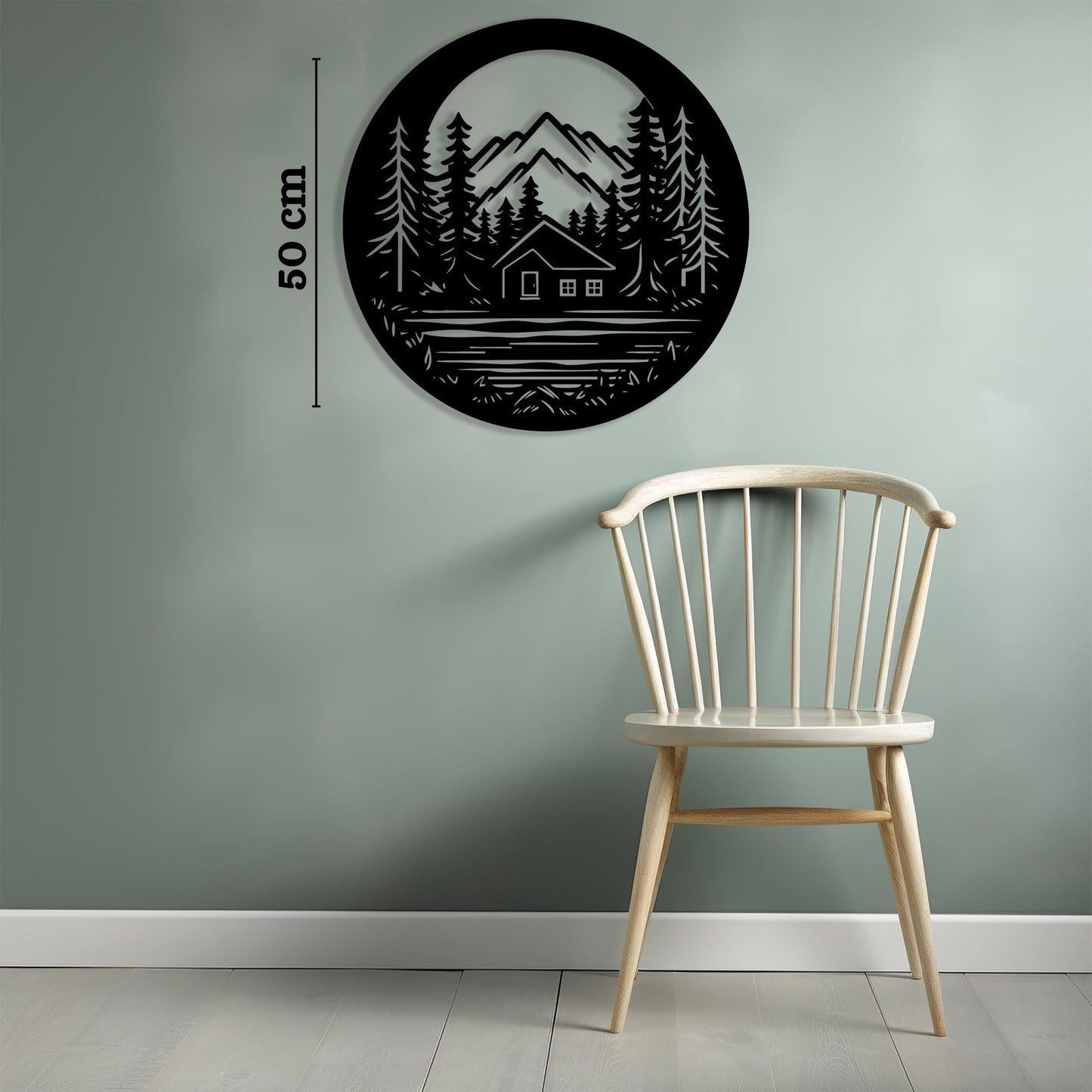 Mountain Wall Art colour options for the metal panel