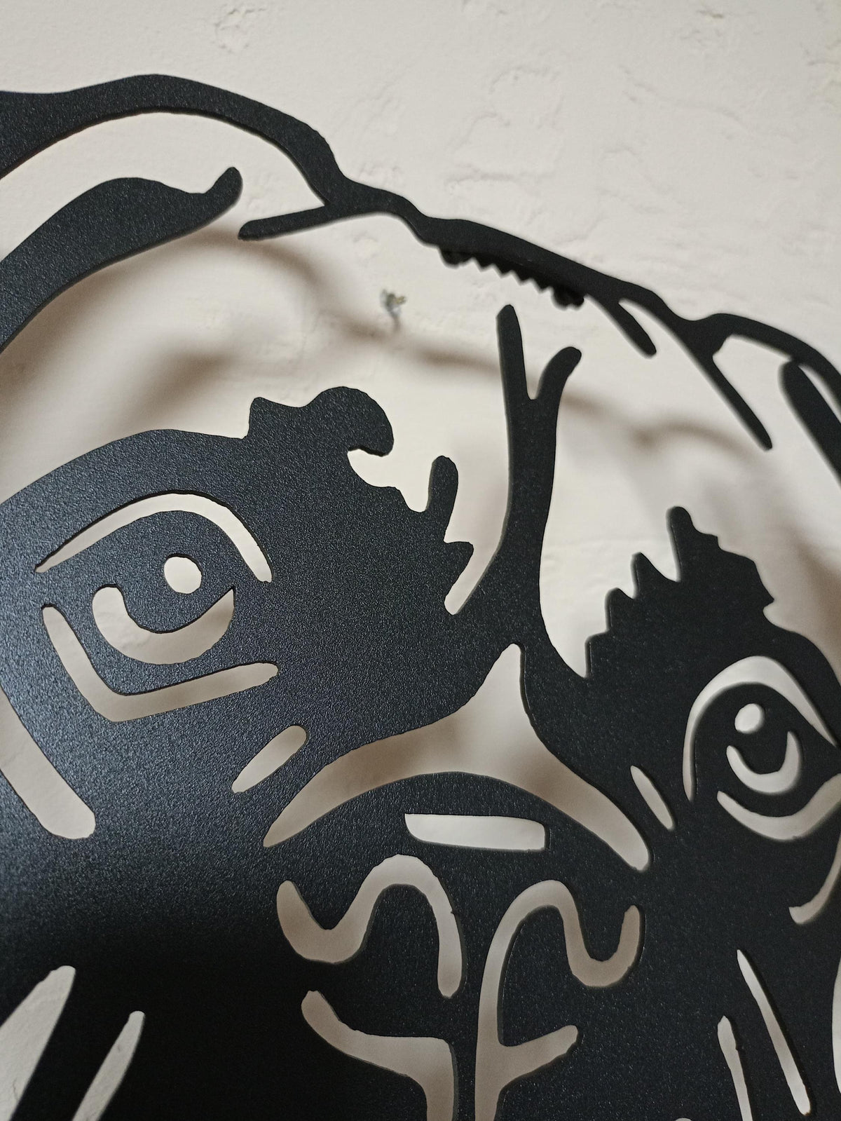 Boxer Dog Metal Art bedroom interior styling