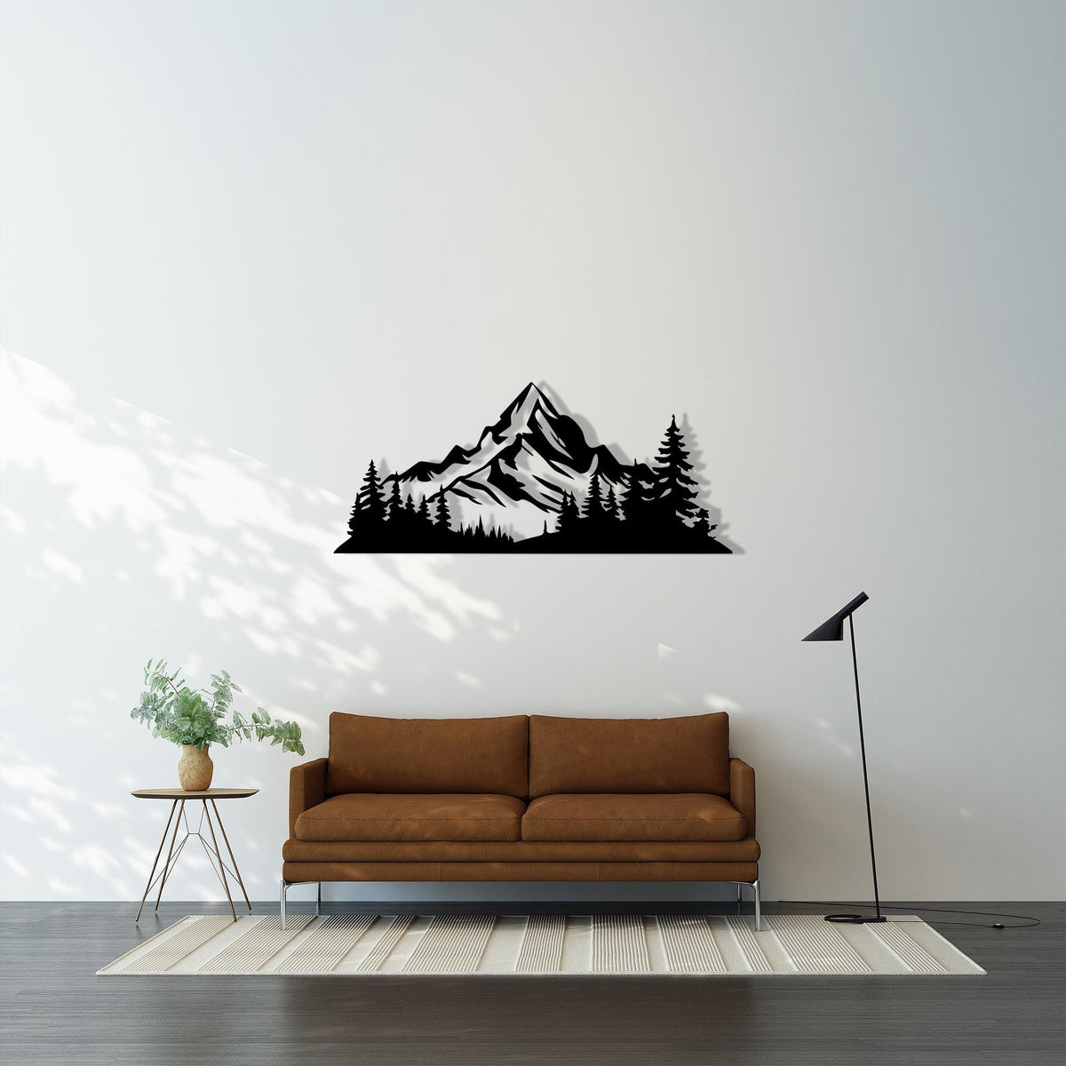 Black Mountain Metal Wall Art colour options for the metal panel