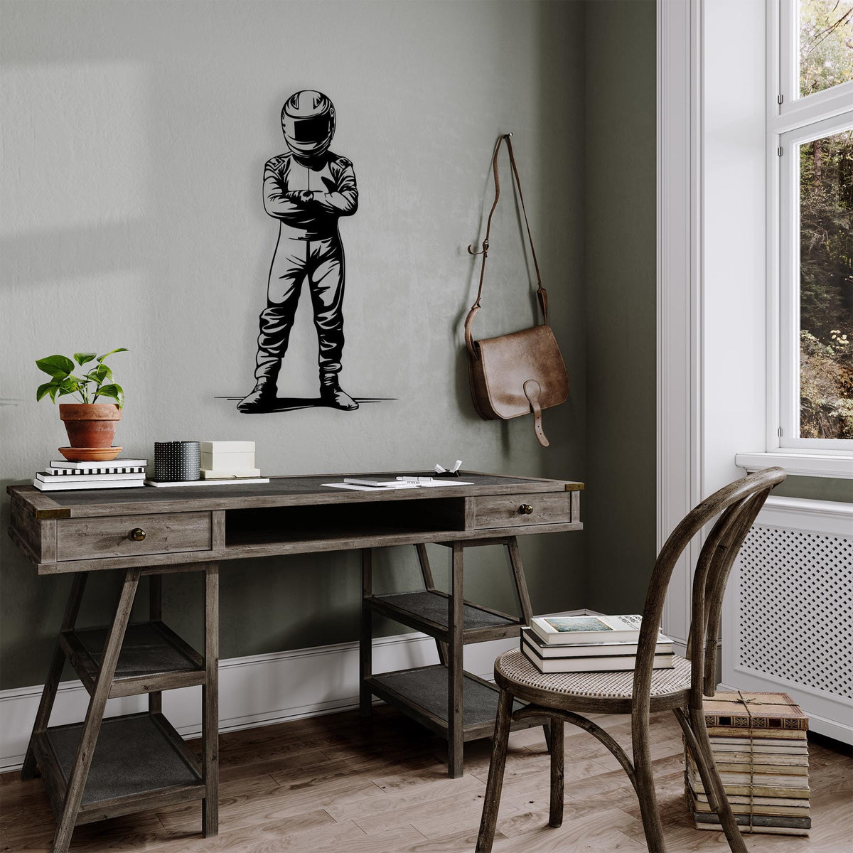 Racing Driver Metal Wall Art bedroom interior styling