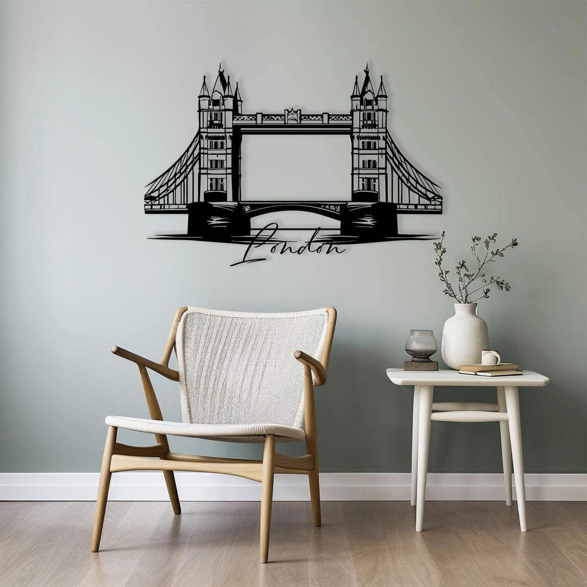 Tower Bridge Metal Wall Art bedroom interior styling