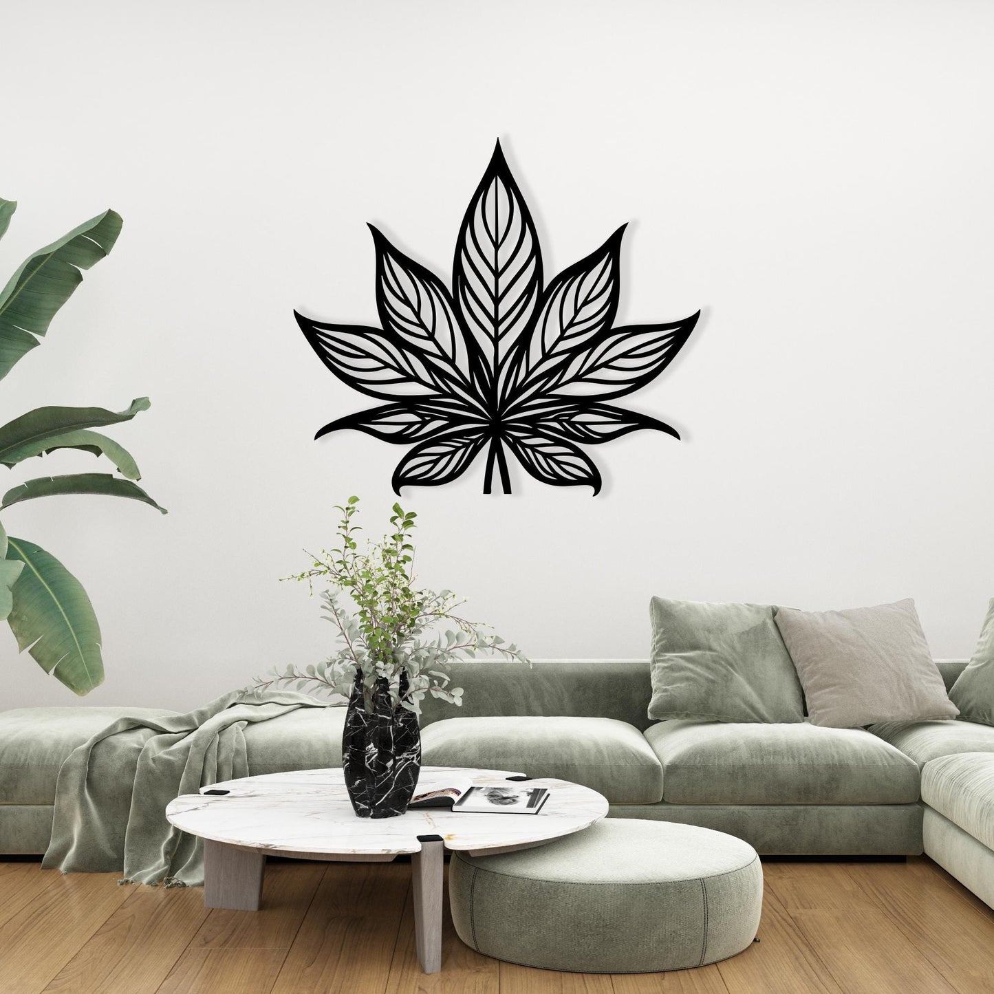 Lotus Flower Metal Wall Art colour options for the metal panel
