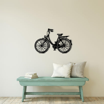 Bicycle Black Metal Wall Art bedroom interior styling