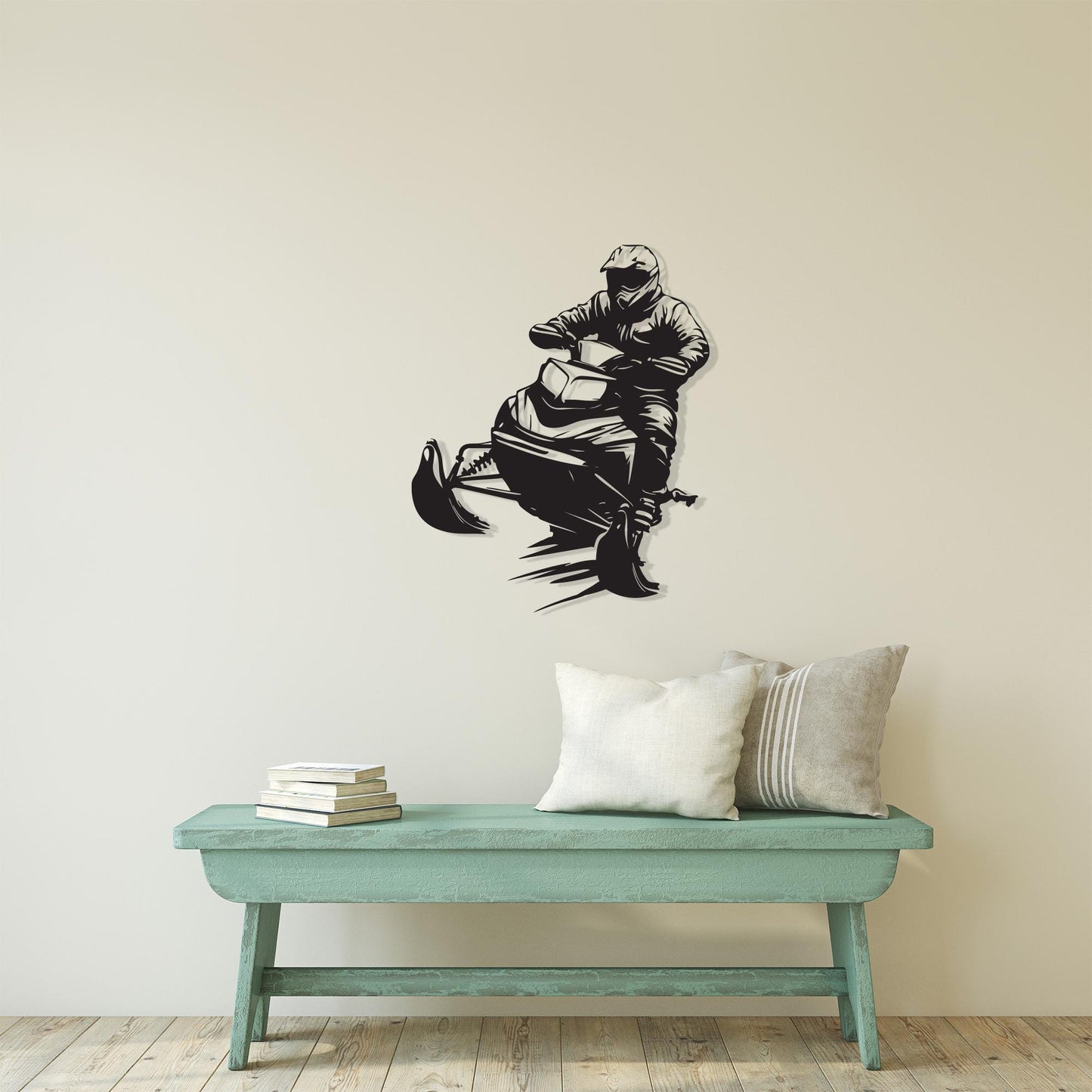 Snowmobile Metal Wall Art - Winter Sports Cabin Decor, Unique Birthday Gift | Wallsignature