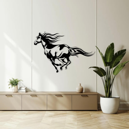 Metal Horse Wall Decor – laser-cut steel wall decor