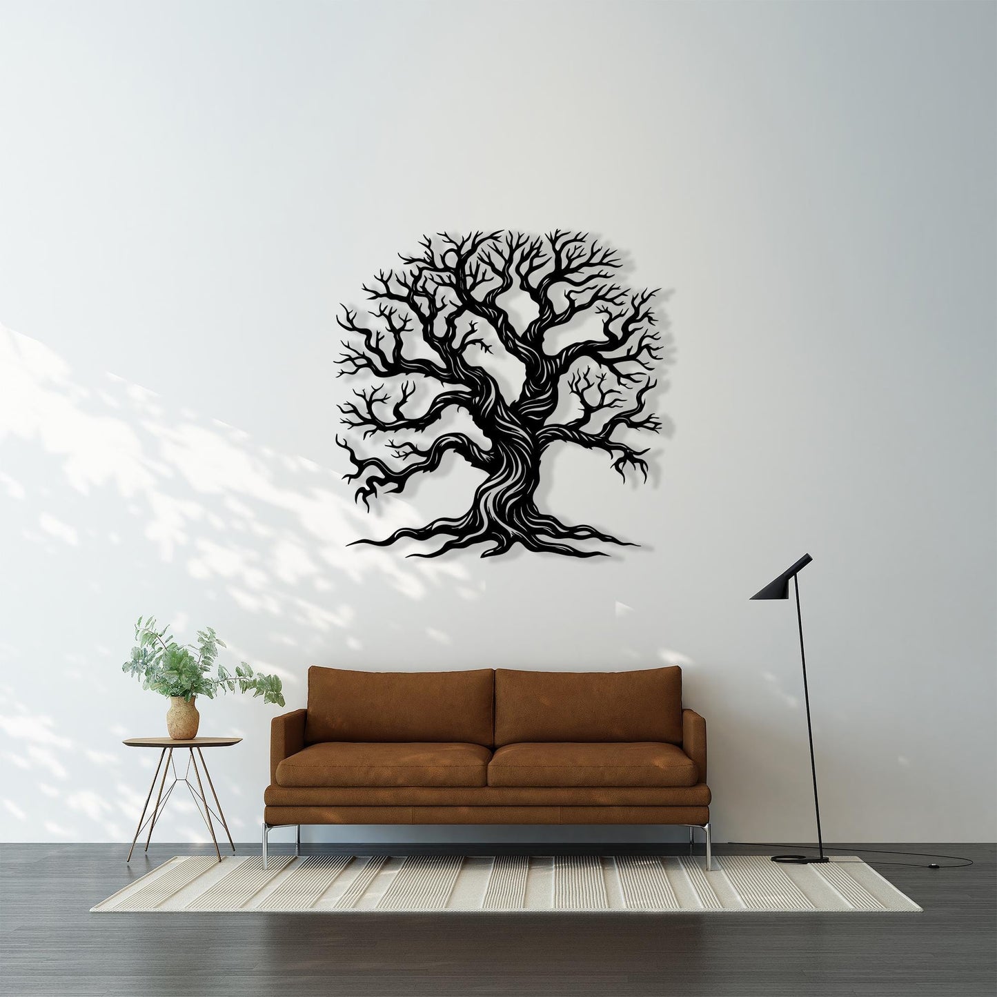 Gothic Tree of Life Metal Wall Art, Large Rustic Branch Decor, Unique Housewarming Gift