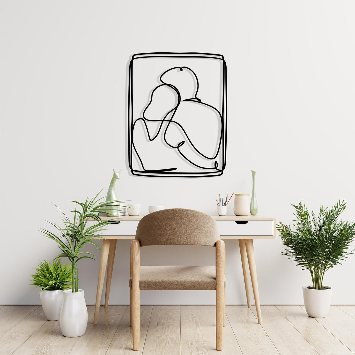 Couple Metal Wall Art colour options for the metal panel