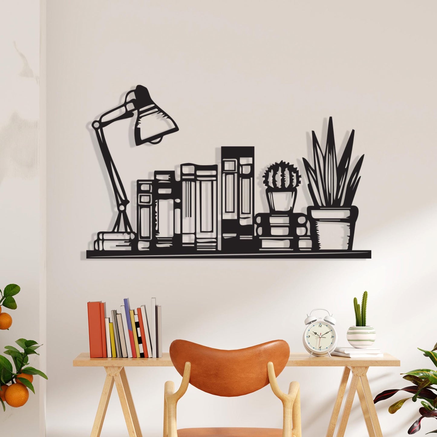 Metal Potted Plants Wall Art, 3D Black Decor, Unique Birthday Gift, Mother's Day | Wallsignature