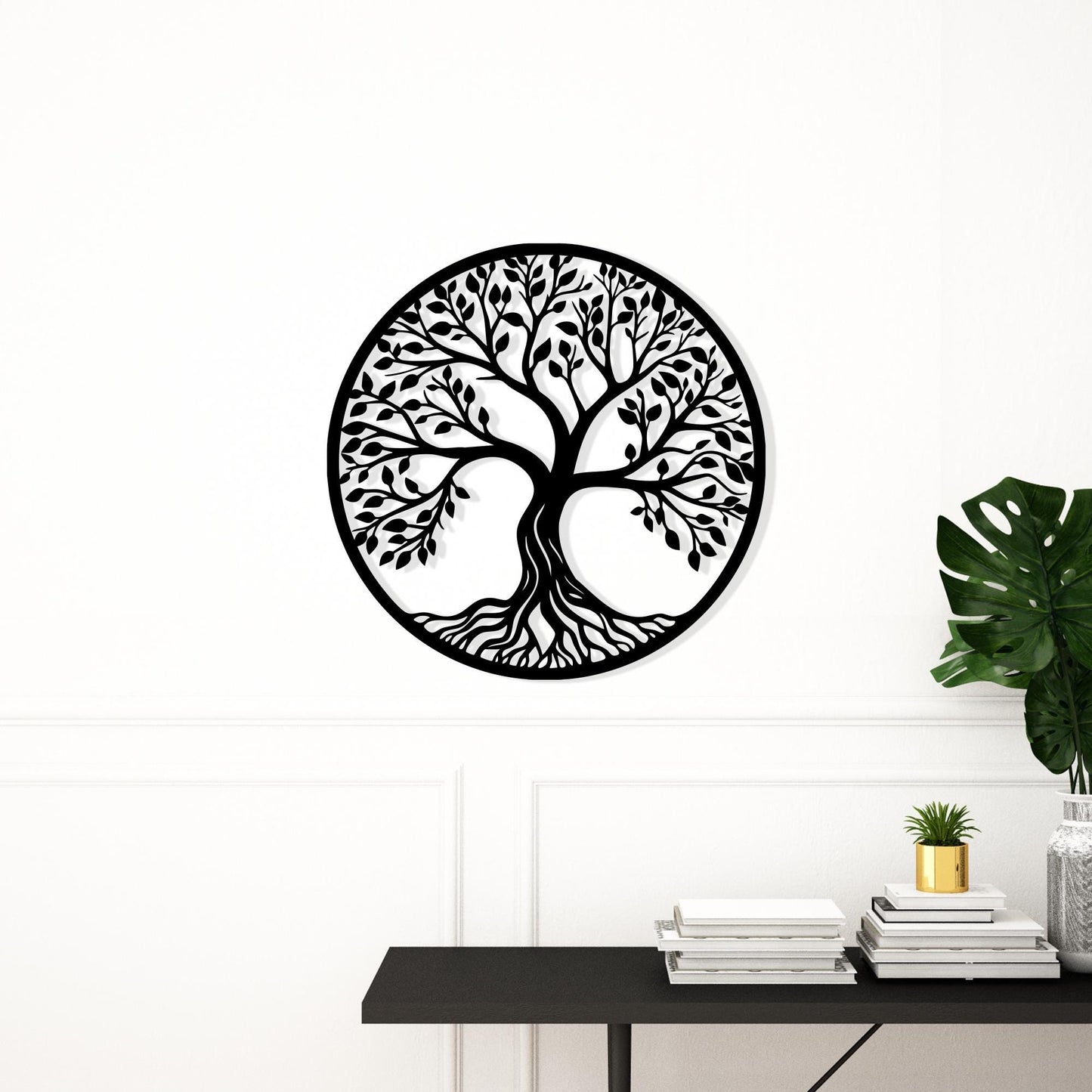 Tree of Life Metal Wall Art, Boho Spiritual Decor, Living Room, Housewarming Gift | Wallsignature