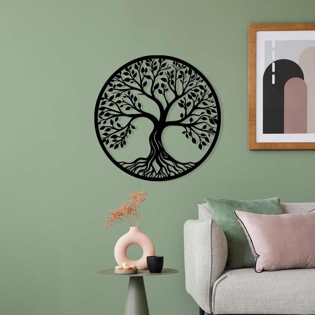 Tree of Life Metal Wall Art bedroom interior styling