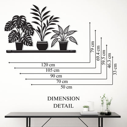 Metal Wall Art in a modern hallway