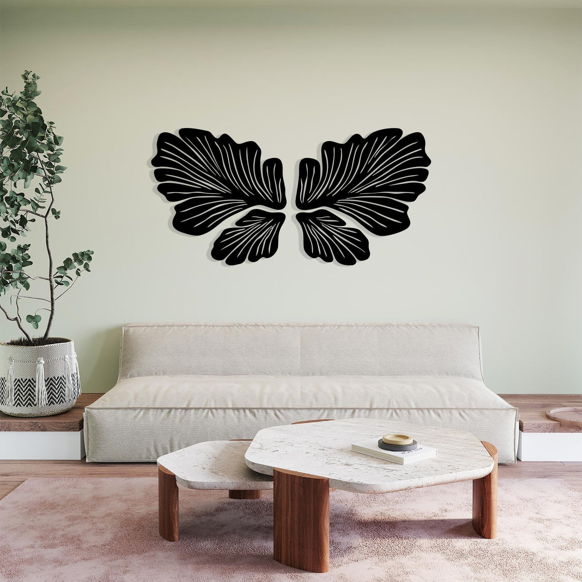 Metal Butterfly Wall Art colour options for the metal panel