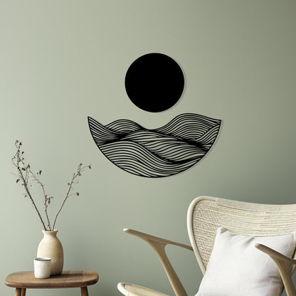 Metal Wall Art bedroom interior styling