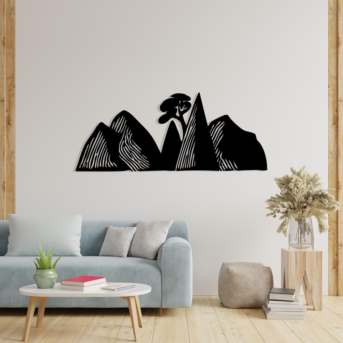 Mountain Metal Wall Art colour options for the metal panel