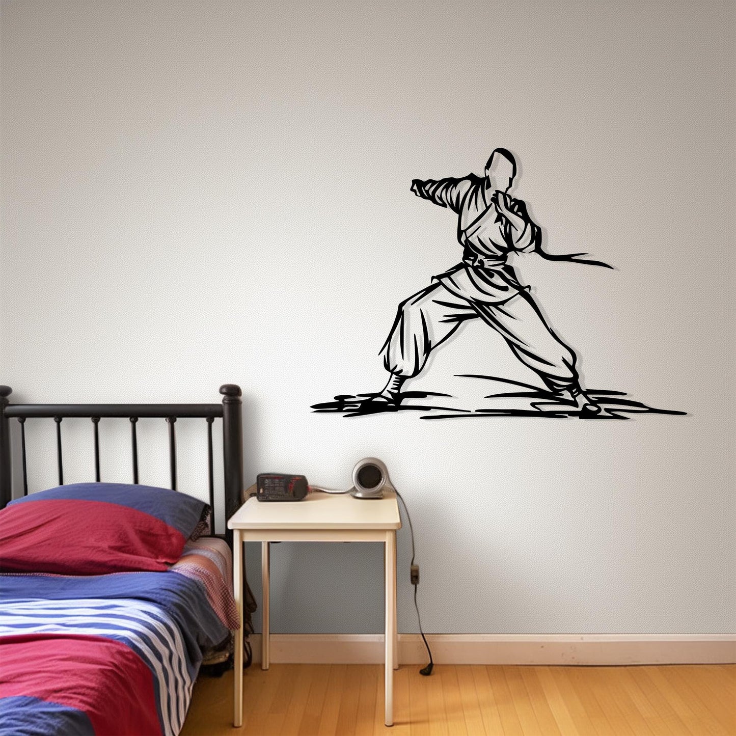 Karate Metal Wall Art, Dojo Gym Teen Room Decor, Unique Birthday Gift | Wallsignature