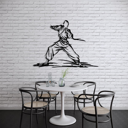 Karate Metal Wall Art colour options for the metal panel