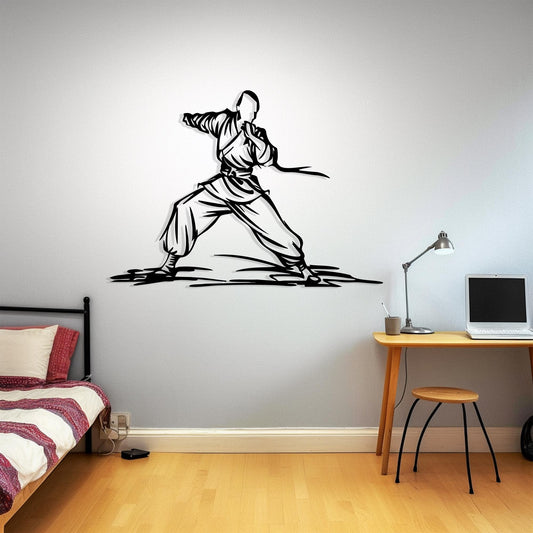 Karate Metal Wall Art, Dojo Gym Teen Room Decor, Unique Birthday Gift | Wallsignature