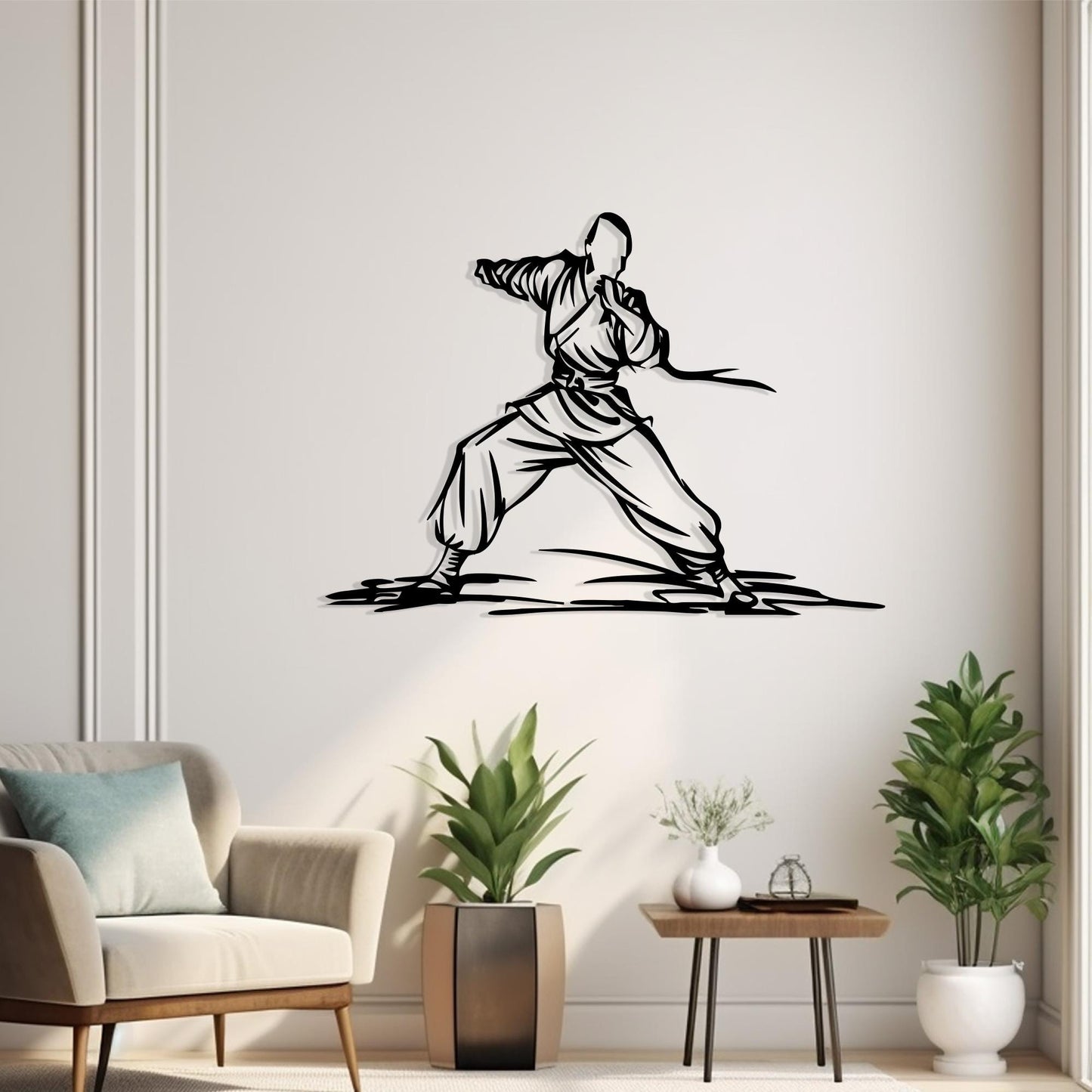 Karate Metal Wall Art bedroom interior styling