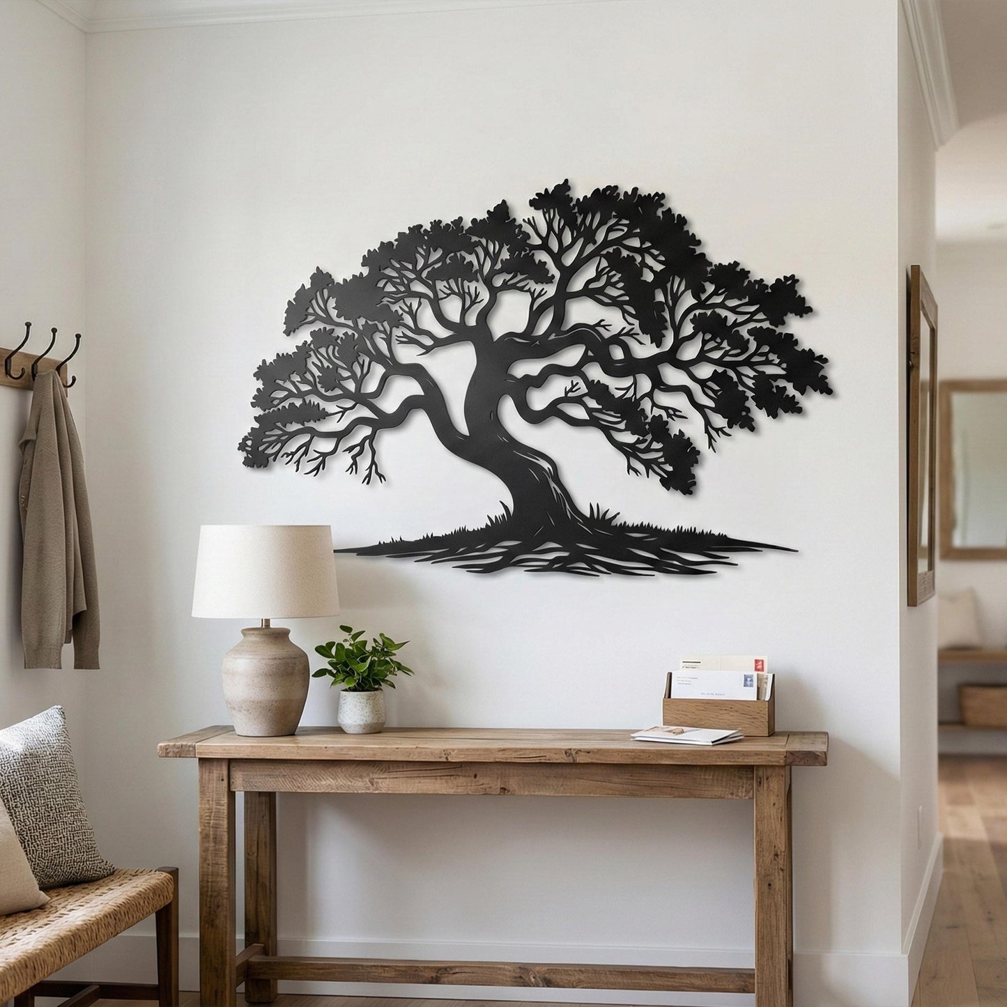 Large Metal Tree of Life Wall Art bedroom interior styling