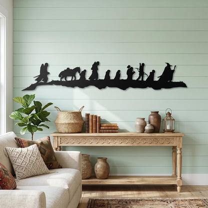 Epic Fantasy Metal Wall Art – laser-cut steel wall decor