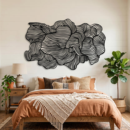 Abstract Metal Wall Art colour options for the metal panel