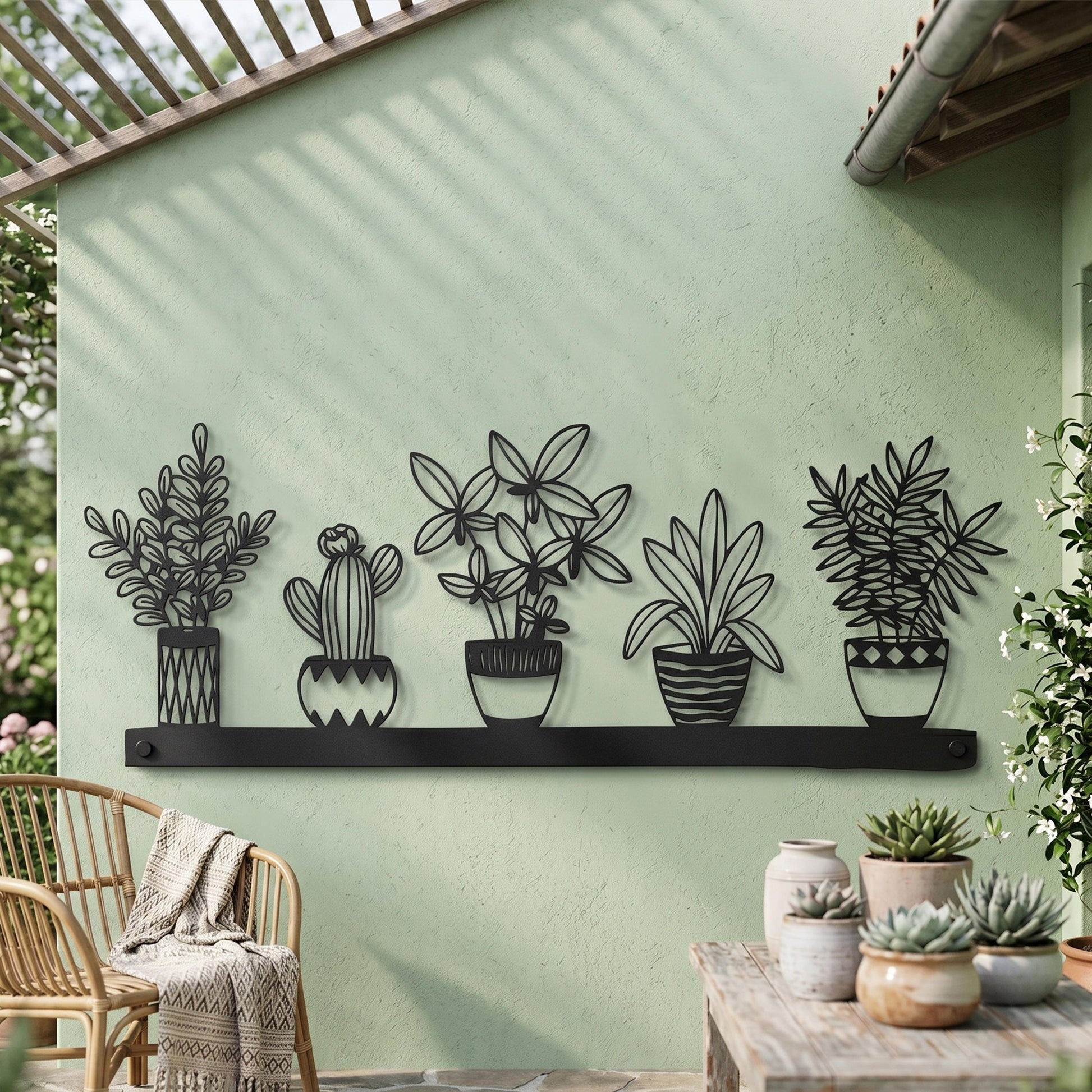 Metal Wall Art – laser-cut steel wall decor
