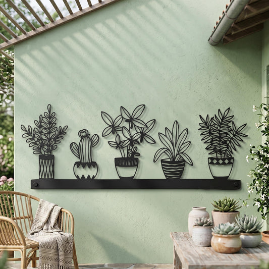 Metal Wall Art – laser-cut steel wall decor
