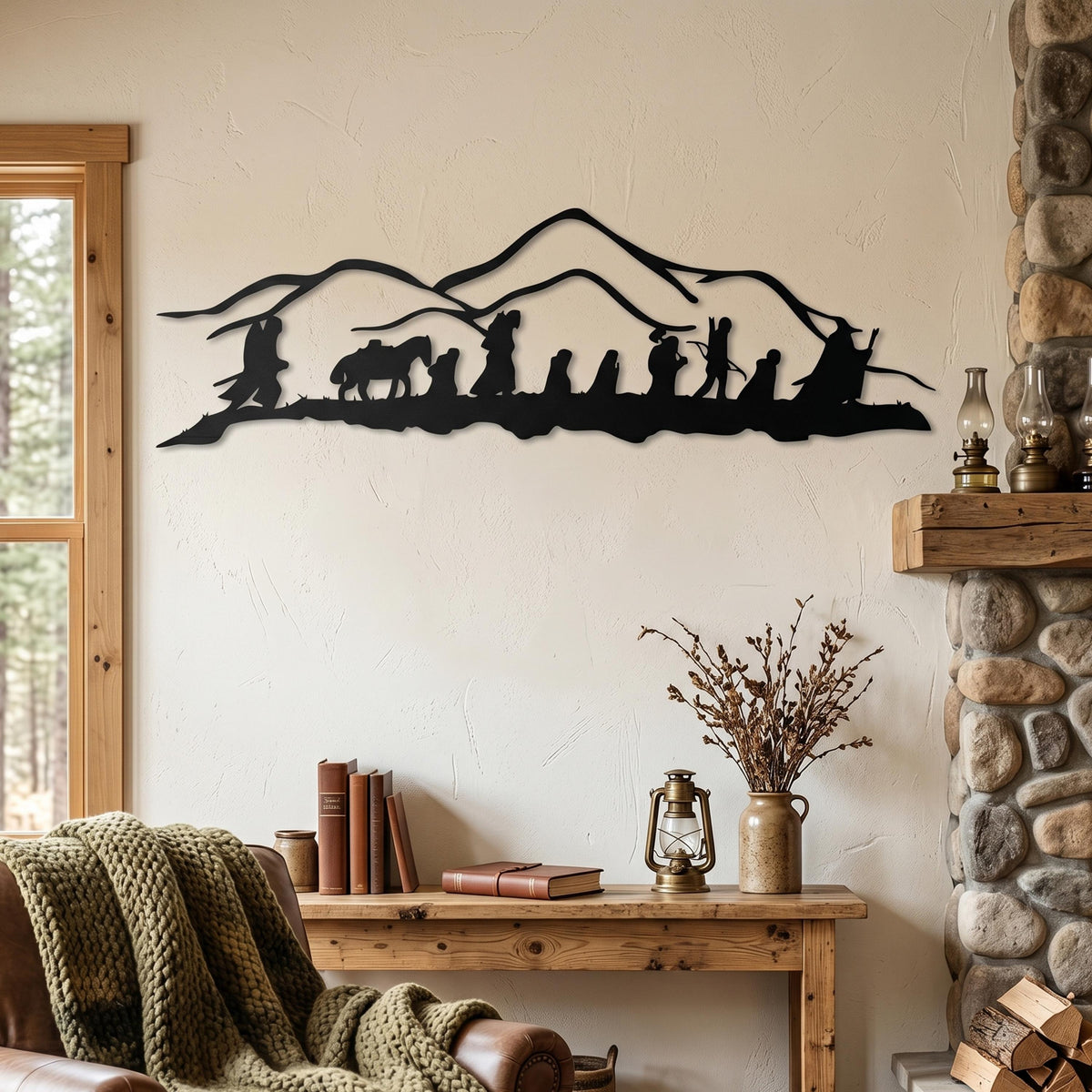 Fellowship of the Ring Metal Wall Art bedroom interior styling