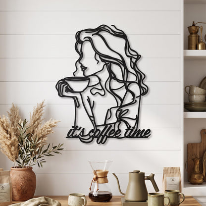 Metal Wall Art size guide with dimensions in cm and inches